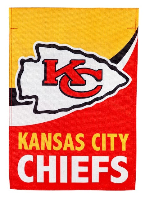 KC Chiefs Garden Flag 2 Sided NFL heartlandflags