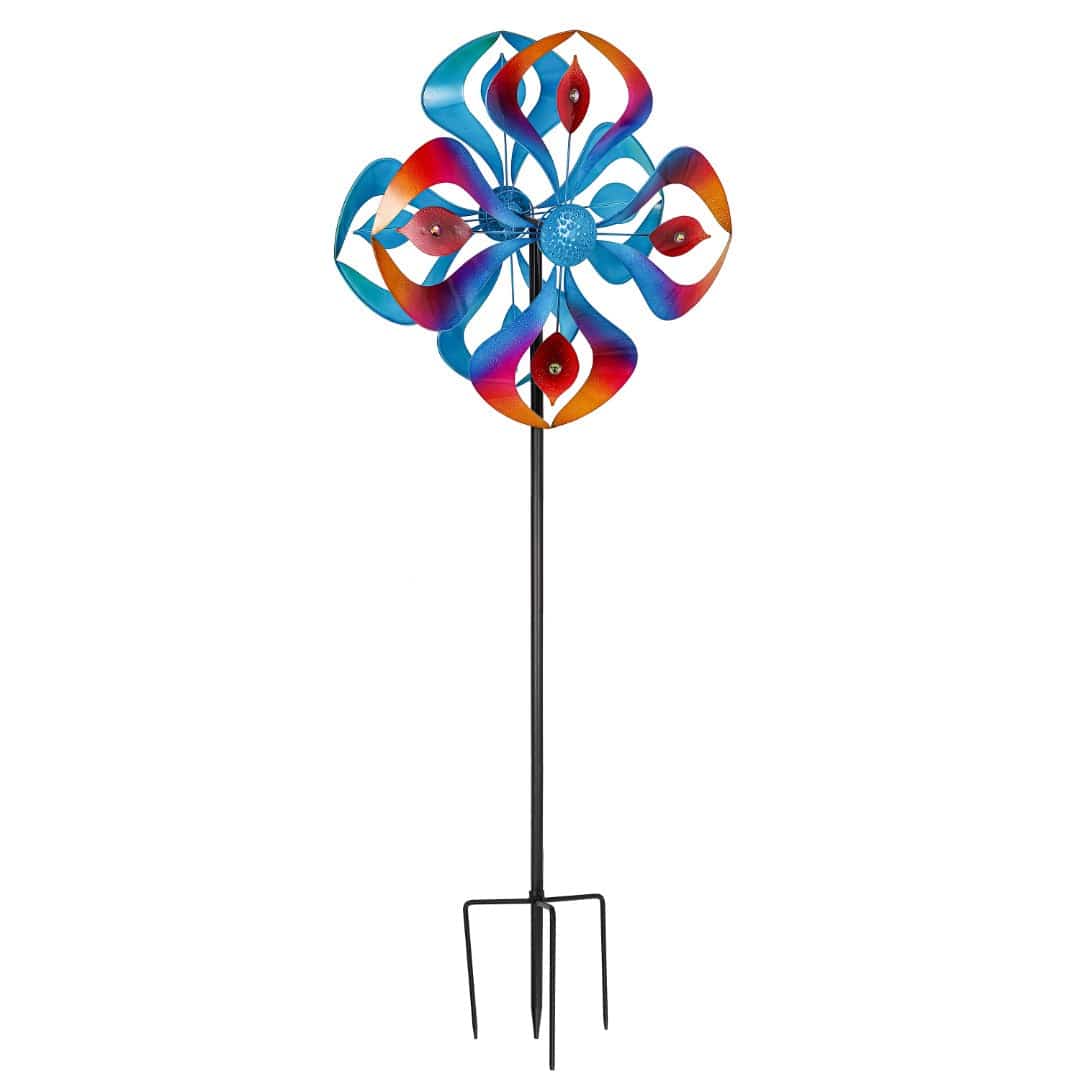 Kaleidoscope Wind Spinner 75 Inches Tall heartlandflags