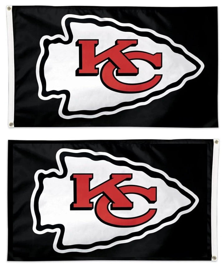 Kansas City Chiefs 3x5 Double-Sided Flag ~ Official NFL Outdoor Logo Flag heartlandflags