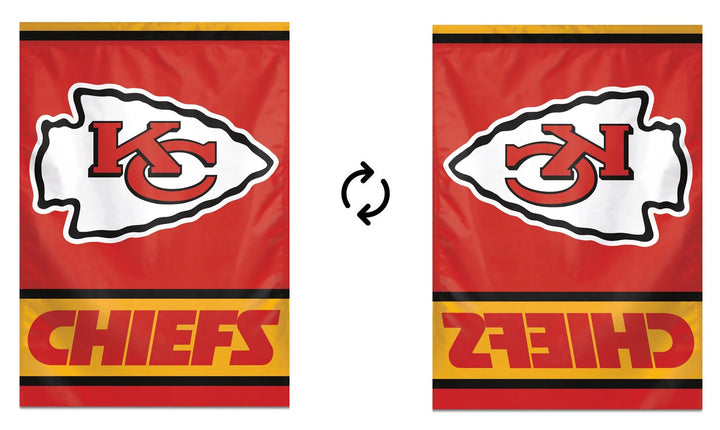 Kansas City Chiefs Banner Vertical Flag heartlandflags