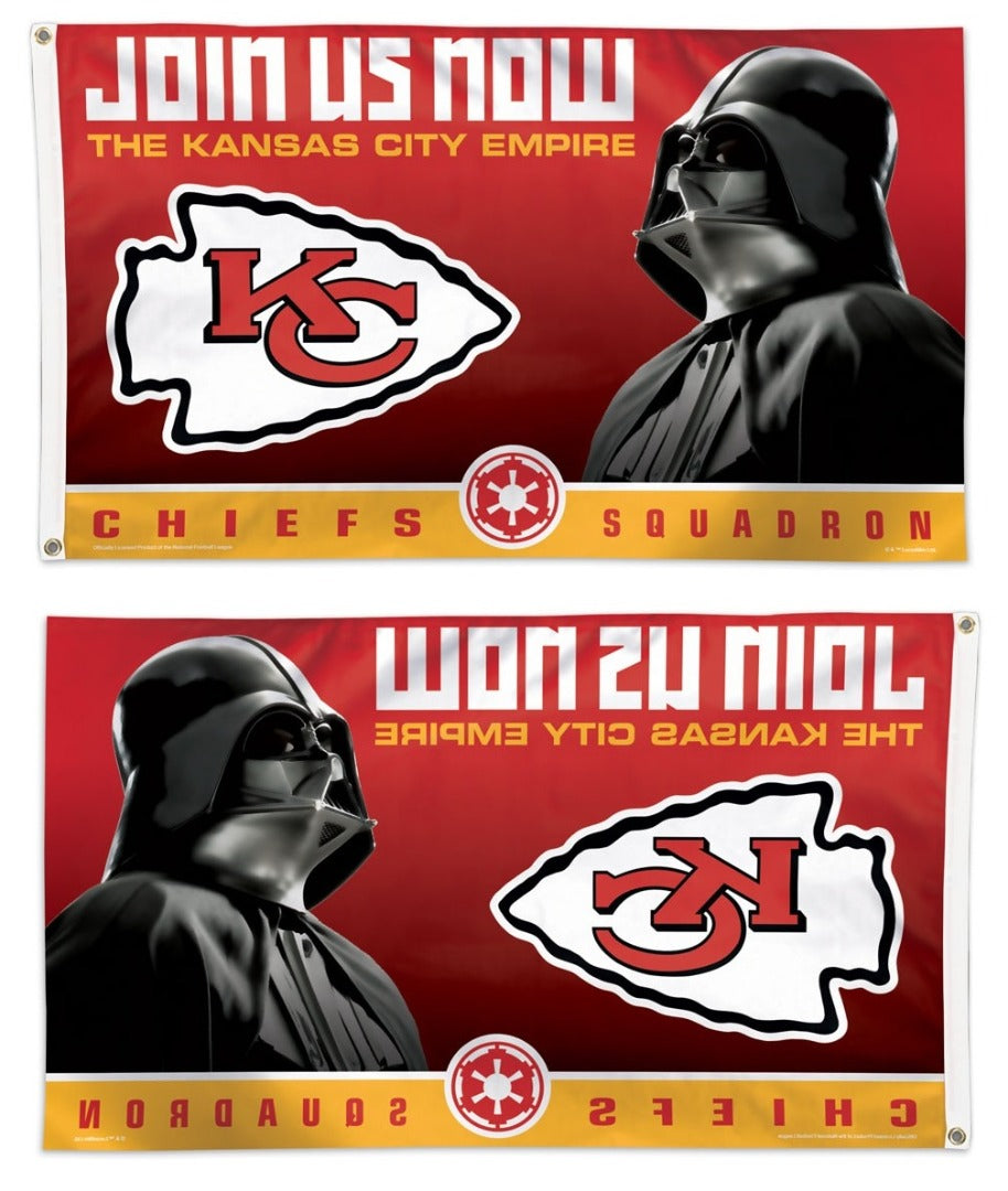 Kansas City Chiefs Empire Flag 3x5 Star Wars heartlandflags