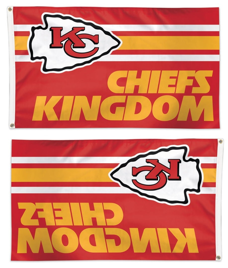 Kansas City Chiefs Flag 3x5 Chiefs Kingdom heartlandflags
