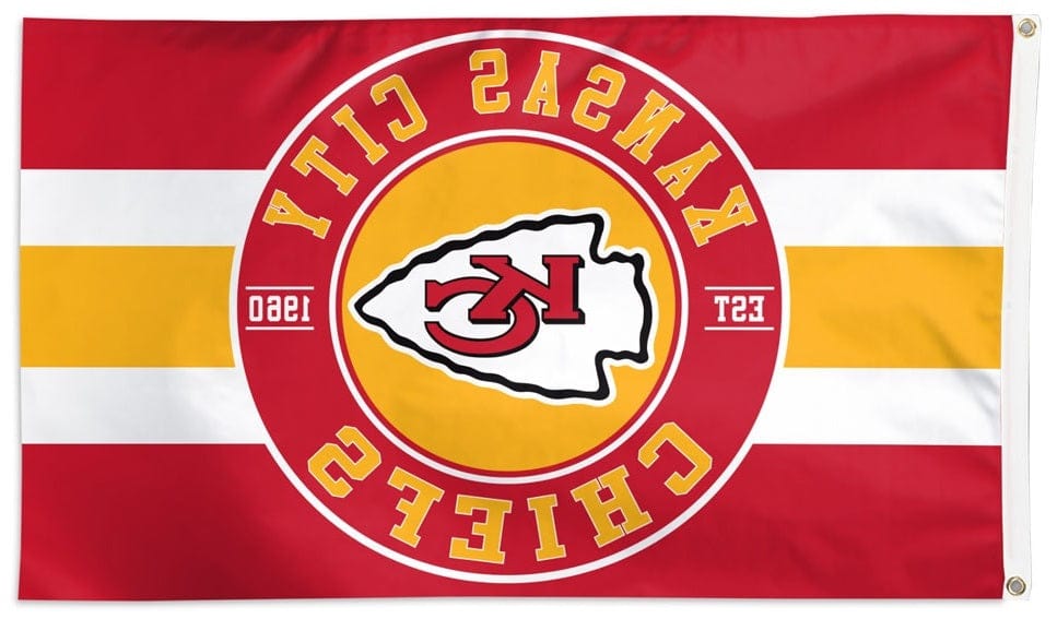 Kansas City Chiefs Flag 3x5 Classic Logo heartlandflags