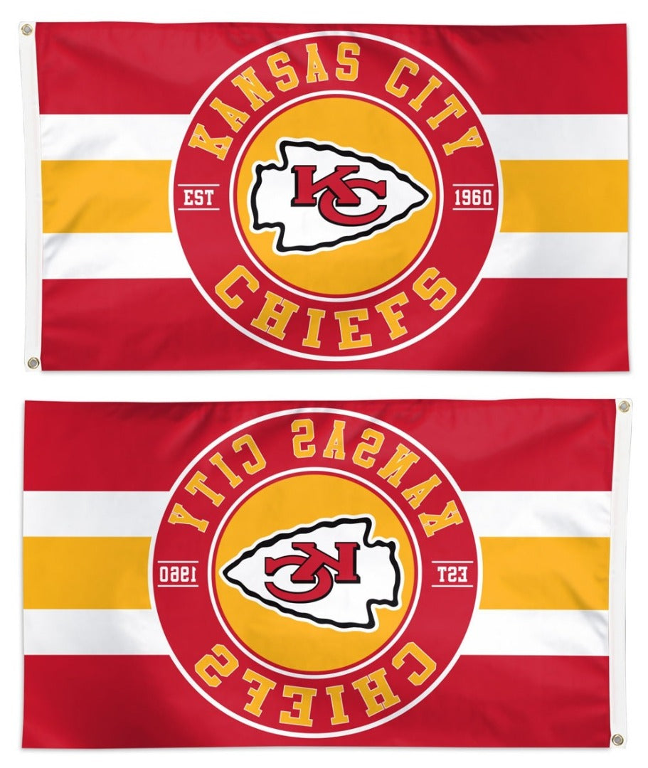 Kansas City Chiefs Flag 3x5 Classic Logo heartlandflags