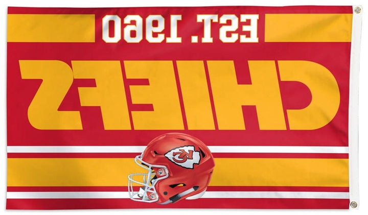 Kansas City Chiefs Flag 3x5 Est 1960 heartlandflags