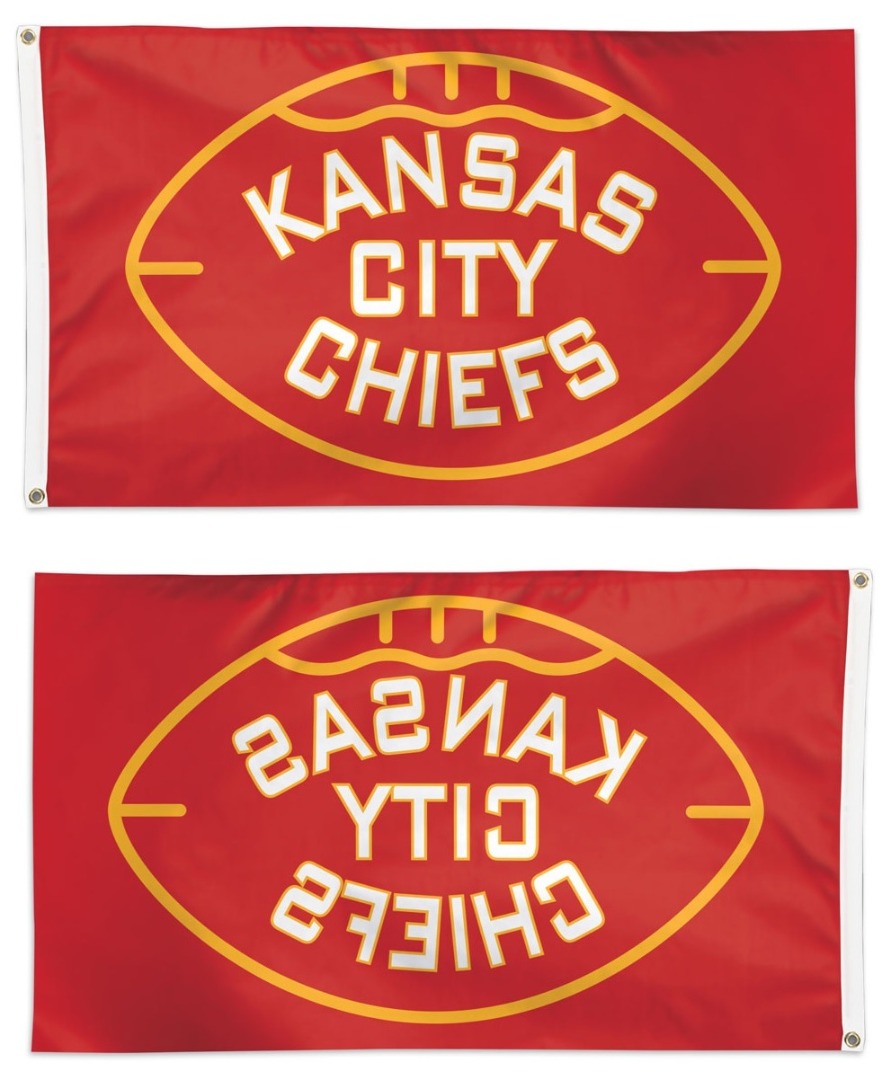 Kansas City Chiefs Flag 3x5 Football Logo heartlandflags