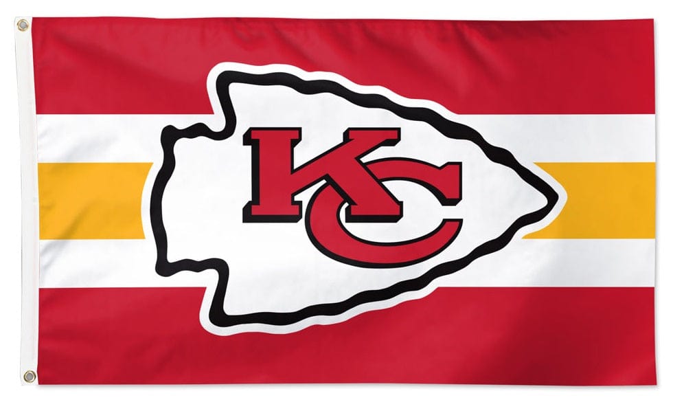 Kansas City Chiefs Flag 3x5 Home Stripe heartlandflags