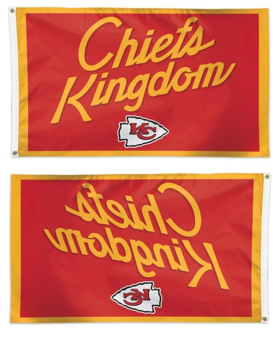 Kansas City Chiefs Kingdom Flag 3x5 heartlandflags
