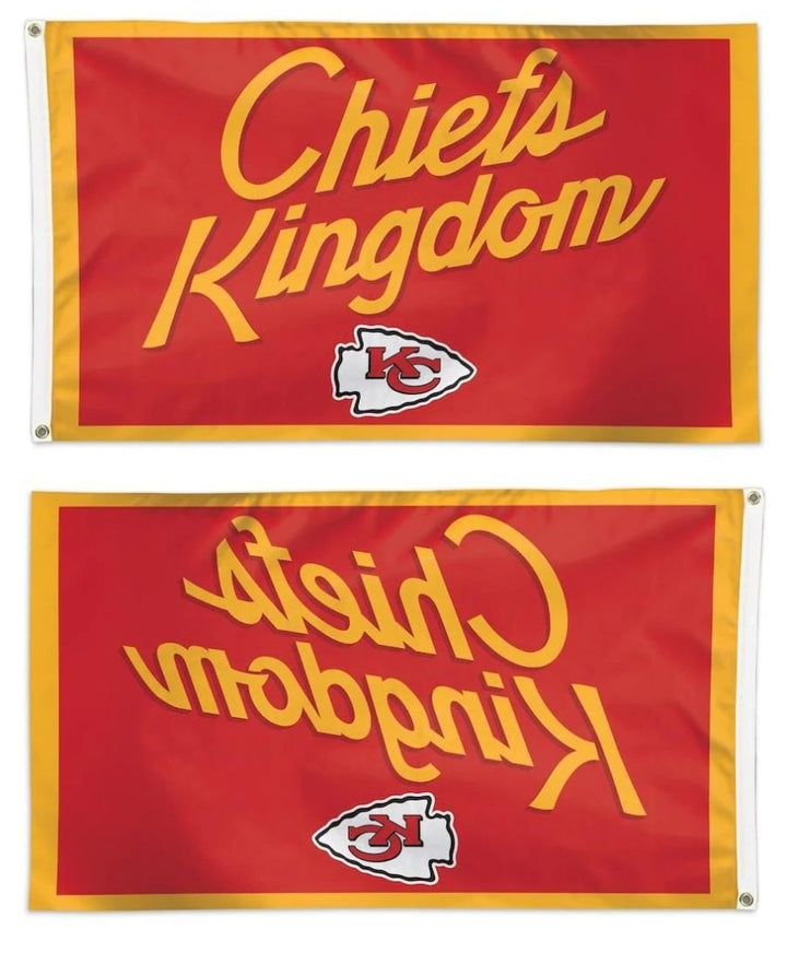 Kansas City Chiefs Kingdom Flag 3x5 heartlandflags