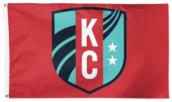 Kansas City Current Flag 3x5 Soccer NWSL heartlandflags