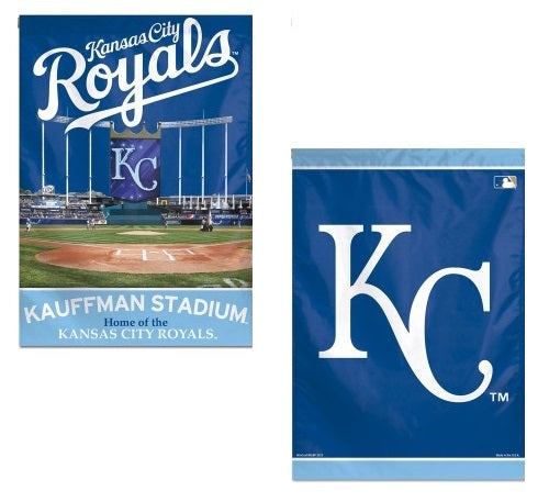 Kansas City Royals Banner 2 Sided MLB Flag heartlandflags