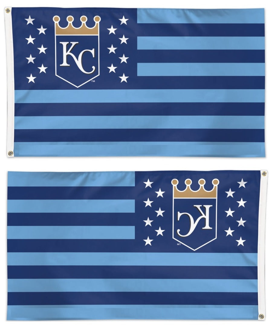 Kansas City Royals Flag 3x5 Americana Patriotic heartlandflags