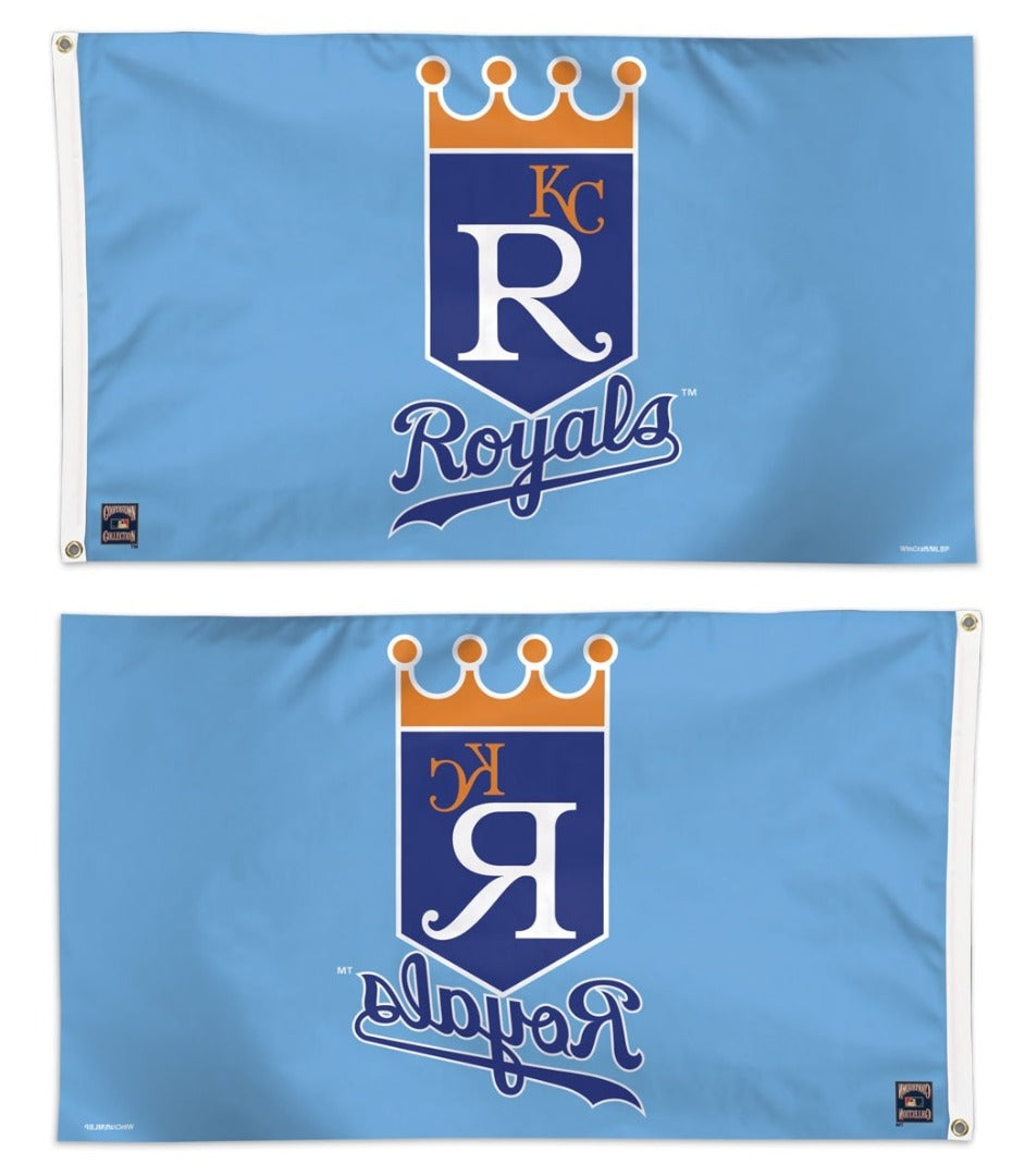 Kansas City Royals Flag 3x5 Cooperstown Collection heartlandflags