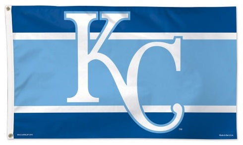 Kansas City Royals Flag 3x5 Horizontal Stripes heartlandflags