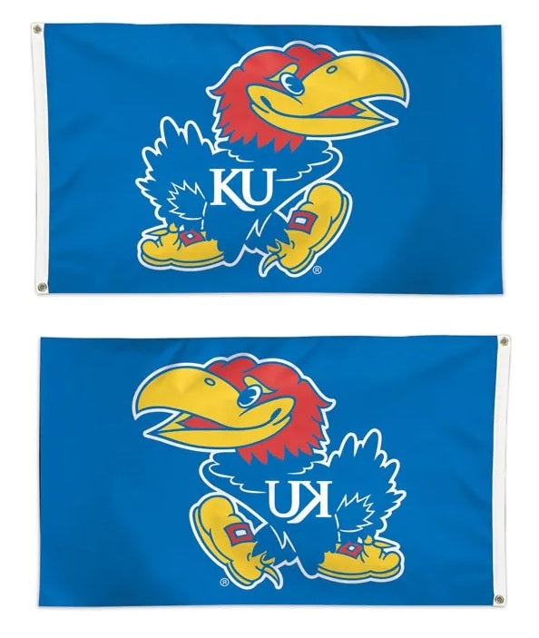 Kansas Jayhawks Flag 3x5 Logo Only heartlandflags