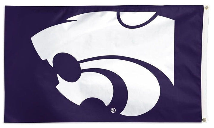 Kansas State University Flag 3x5 Purple heartlandflags