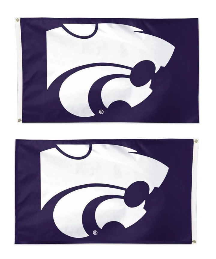 Kansas State Wildcats 2 Sided Purple 3x5 Flag heartlandflags