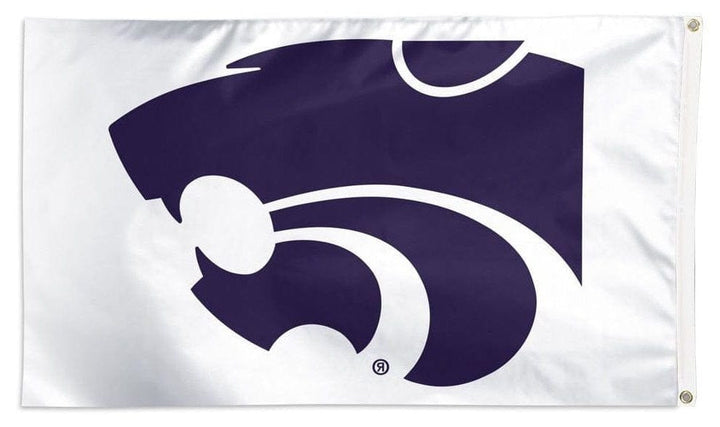 Kansas State Wildcats Flag 3x5 White heartlandflags