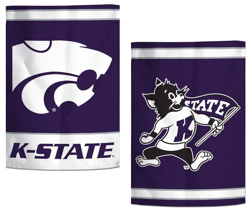 Kansas State Wildcats Garden Flag 2 Sided heartlandflags