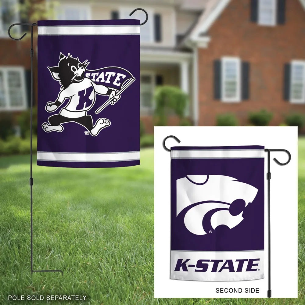 Kansas State Wildcats Garden Flag 2 Sided heartlandflags