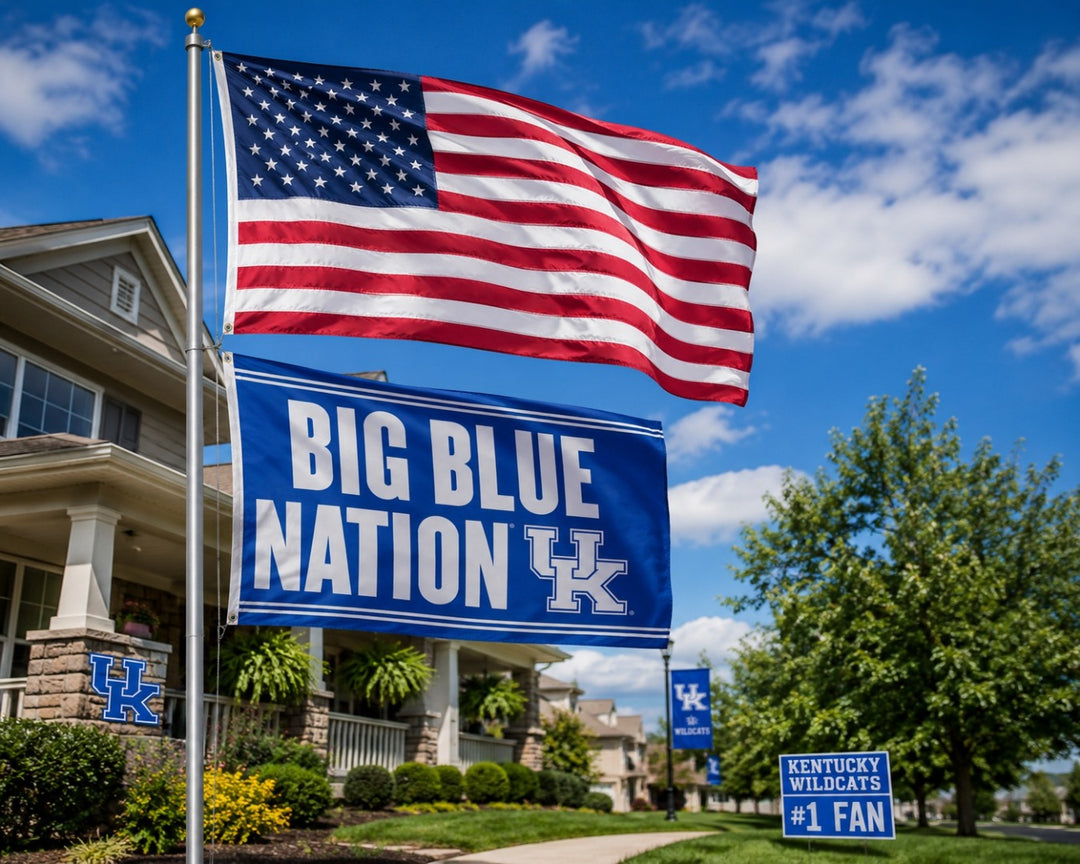 Kentucky Big Blue Nation 3x5 Flag heartlandflags