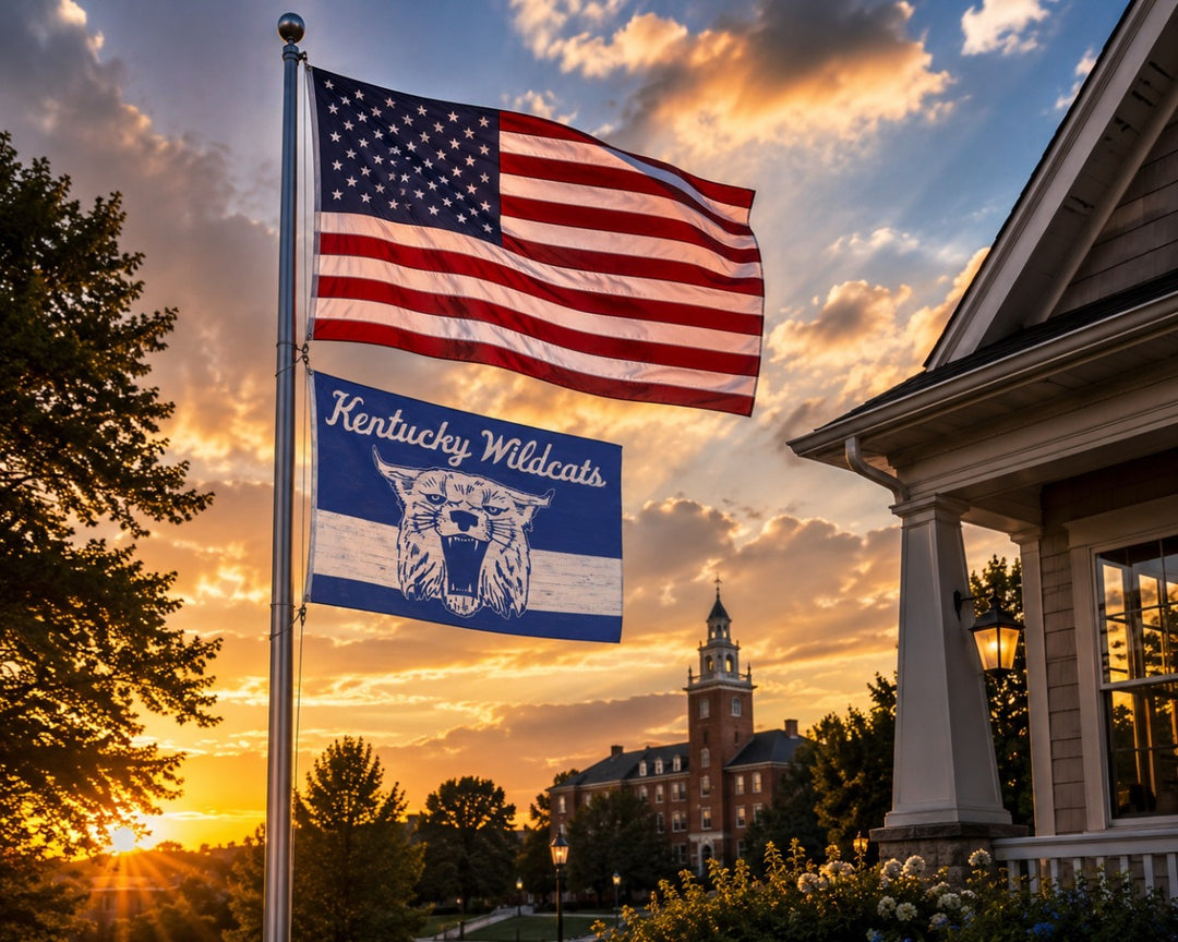 Kentucky Wildcats Throwback Vault Logo 3x5 Flag heartlandflags