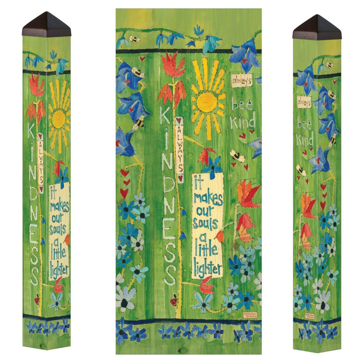 Kindness Always Art Pole 40 Inches Tall heartlandflags