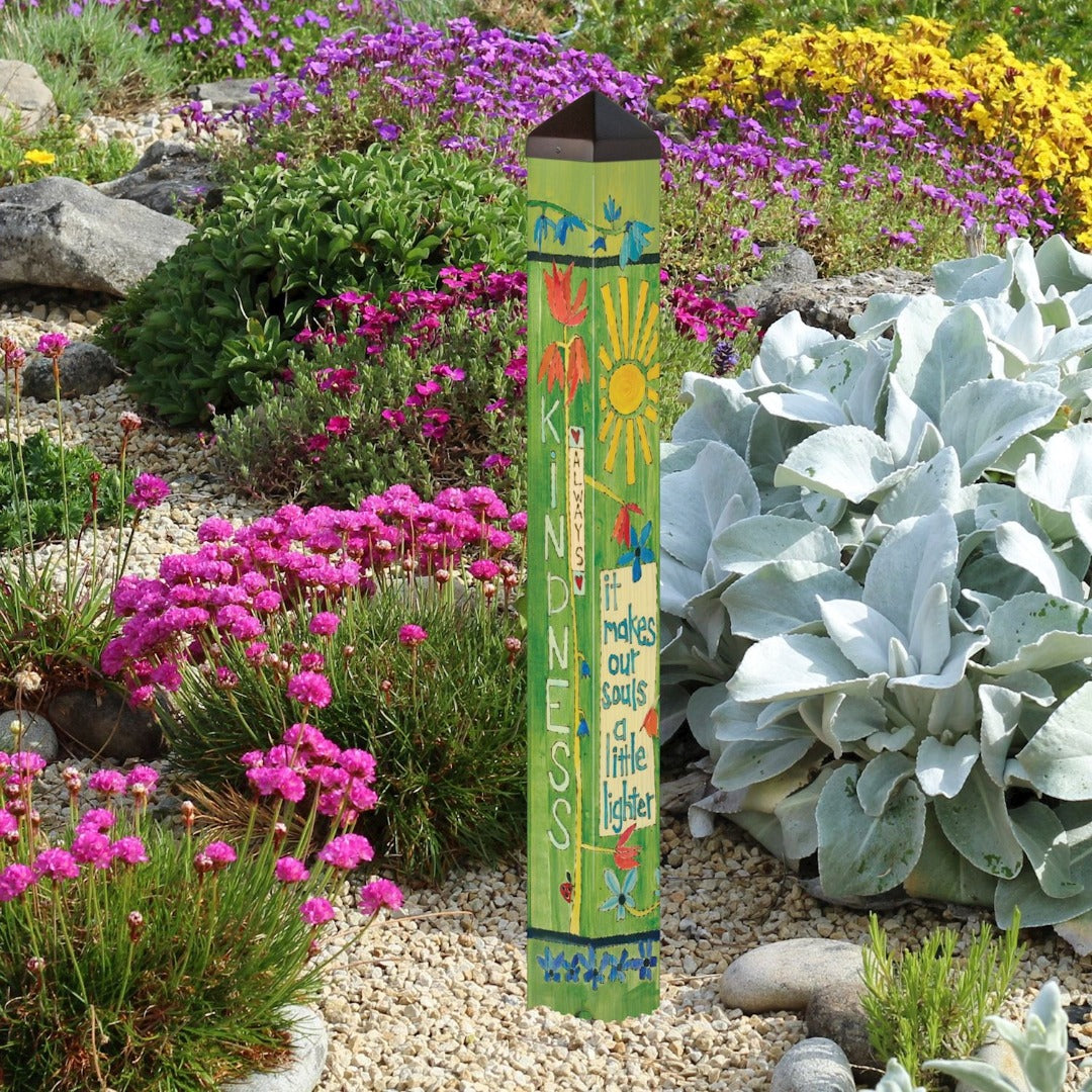 Kindness Always Art Pole 40 Inches Tall heartlandflags