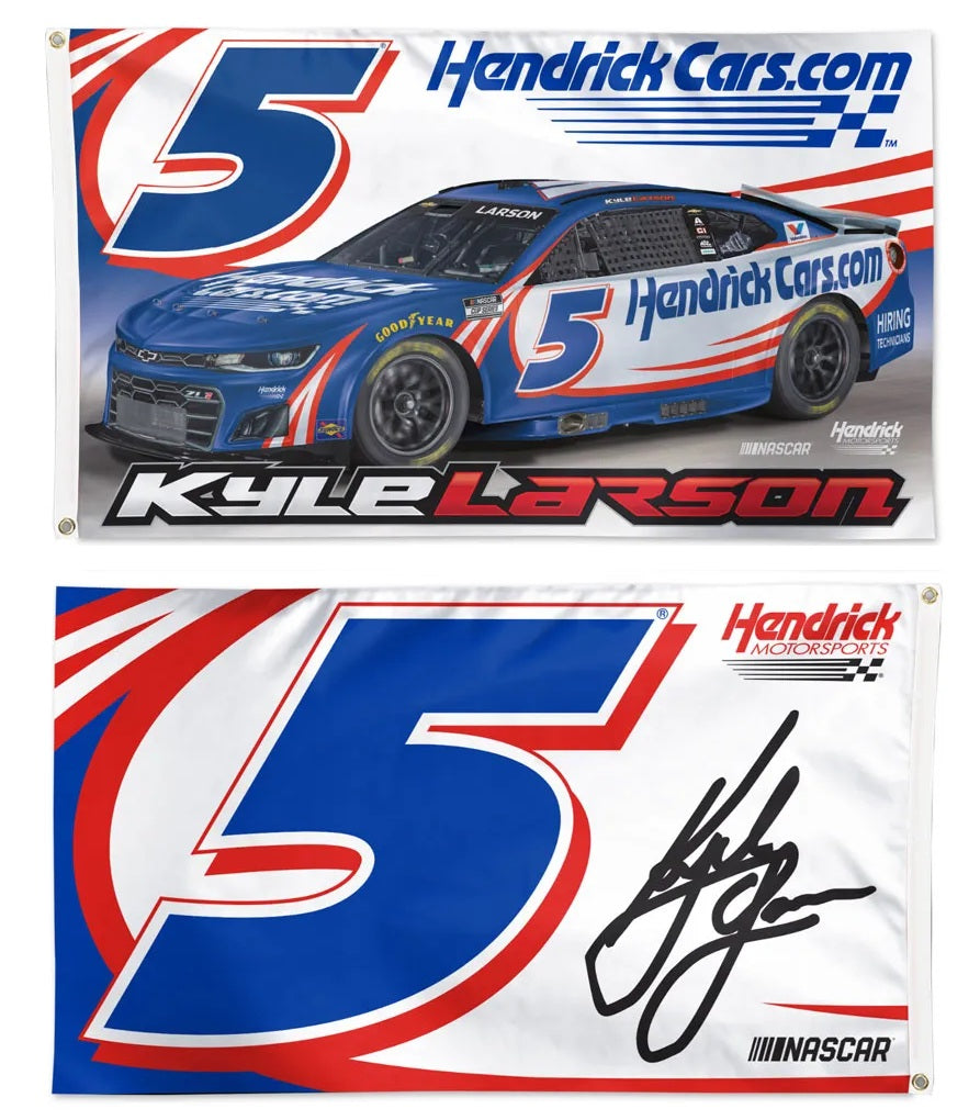 Kyle Larson 3x5 Flag 2 Sided 2026 heartlandflags