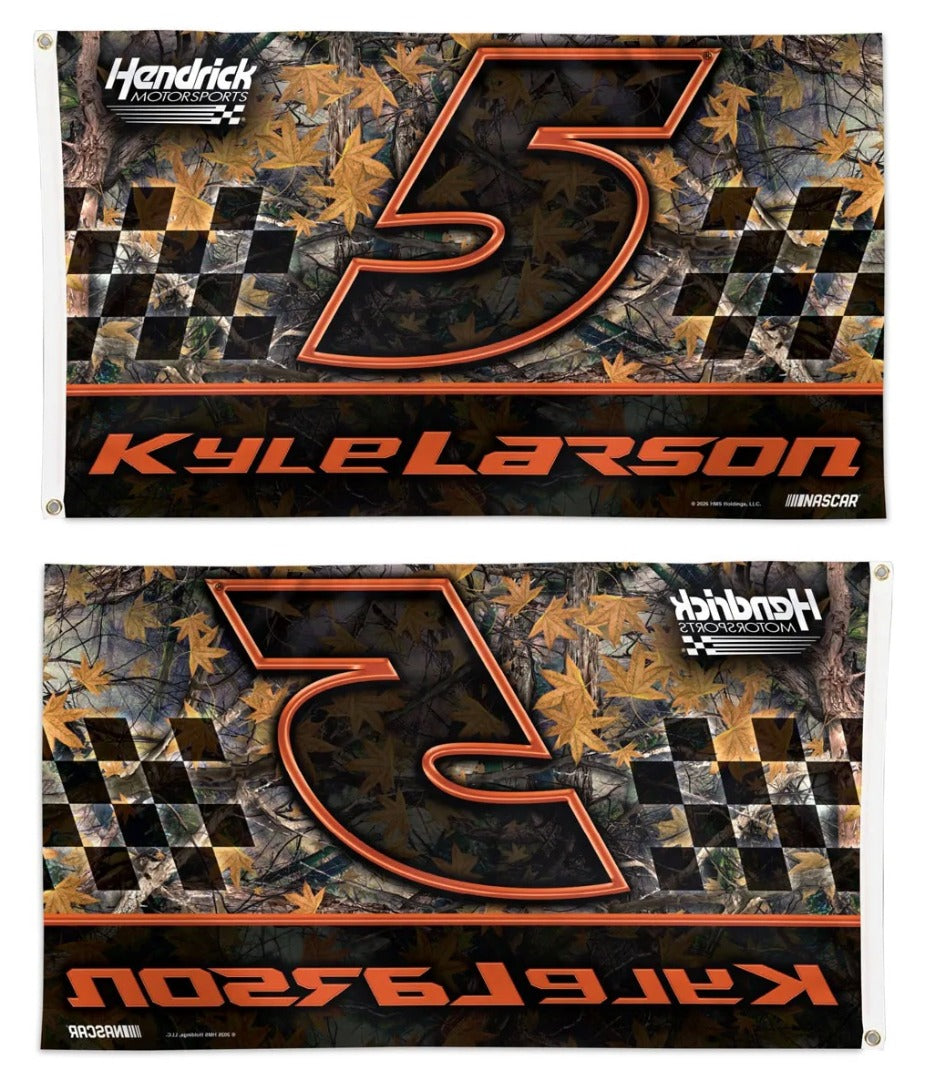 Kyle Larson Camo 3x5 Flag heartlandflags