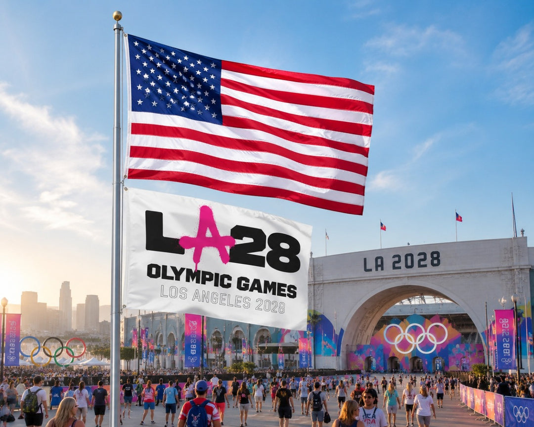 LA 2028 Olympic Games 3x5 Flag heartlandflags