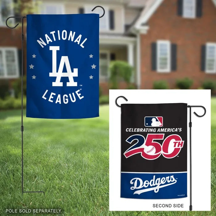 LA Dodgers 2 Sided America 250 Garden Flag heartlandflags