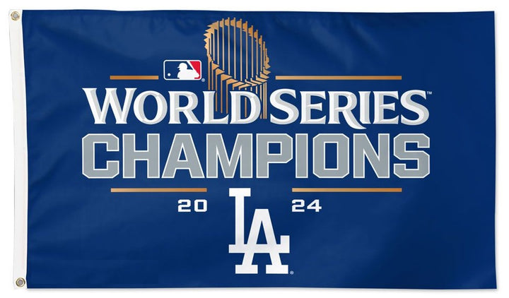 LA Dodgers 2024 World Series Champions Flag 3x5 heartlandflags