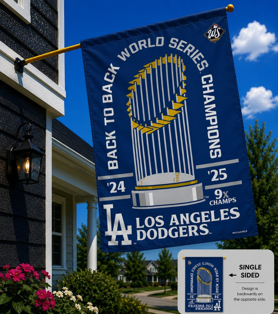 LA Dodgers Back To Back World Series Champions heartlandflags