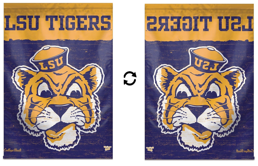 LSU Tigers Flag Throwback Logo House Banner heartlandflags