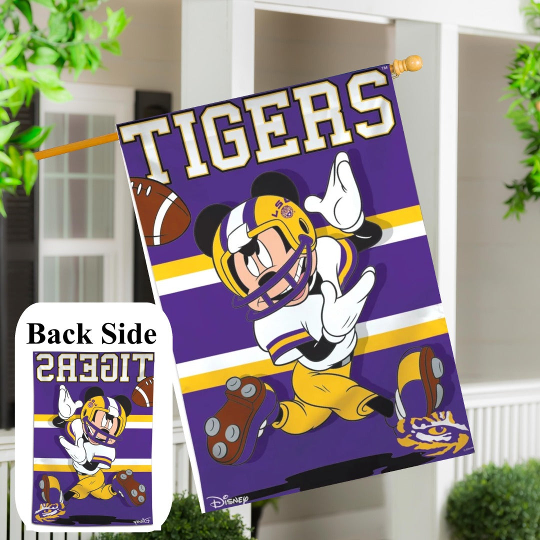 LSU Tigers Mickey Mouse Banner | 28x40 Inches