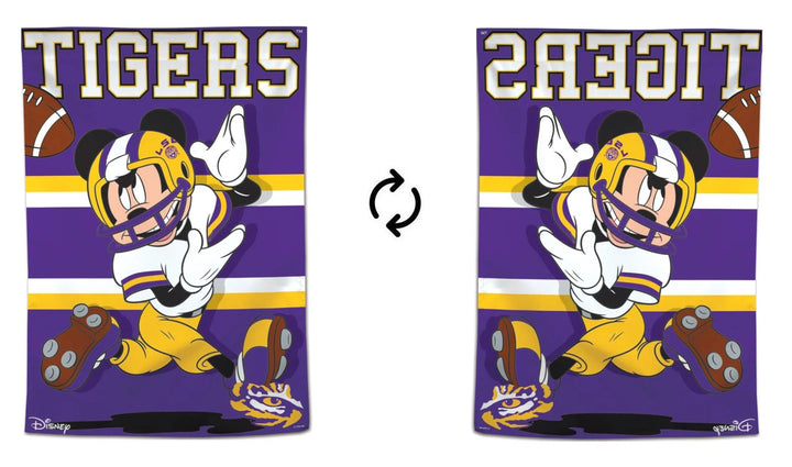 LSU Tigers Mickey Mouse Banner | 28x40 Inches