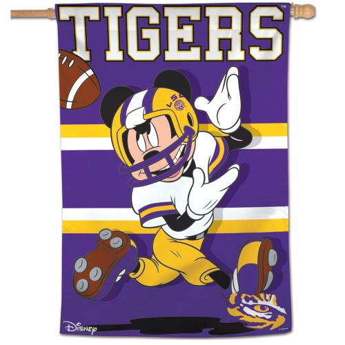 LSU Tigers Mickey Mouse Banner | 28x40 Inches