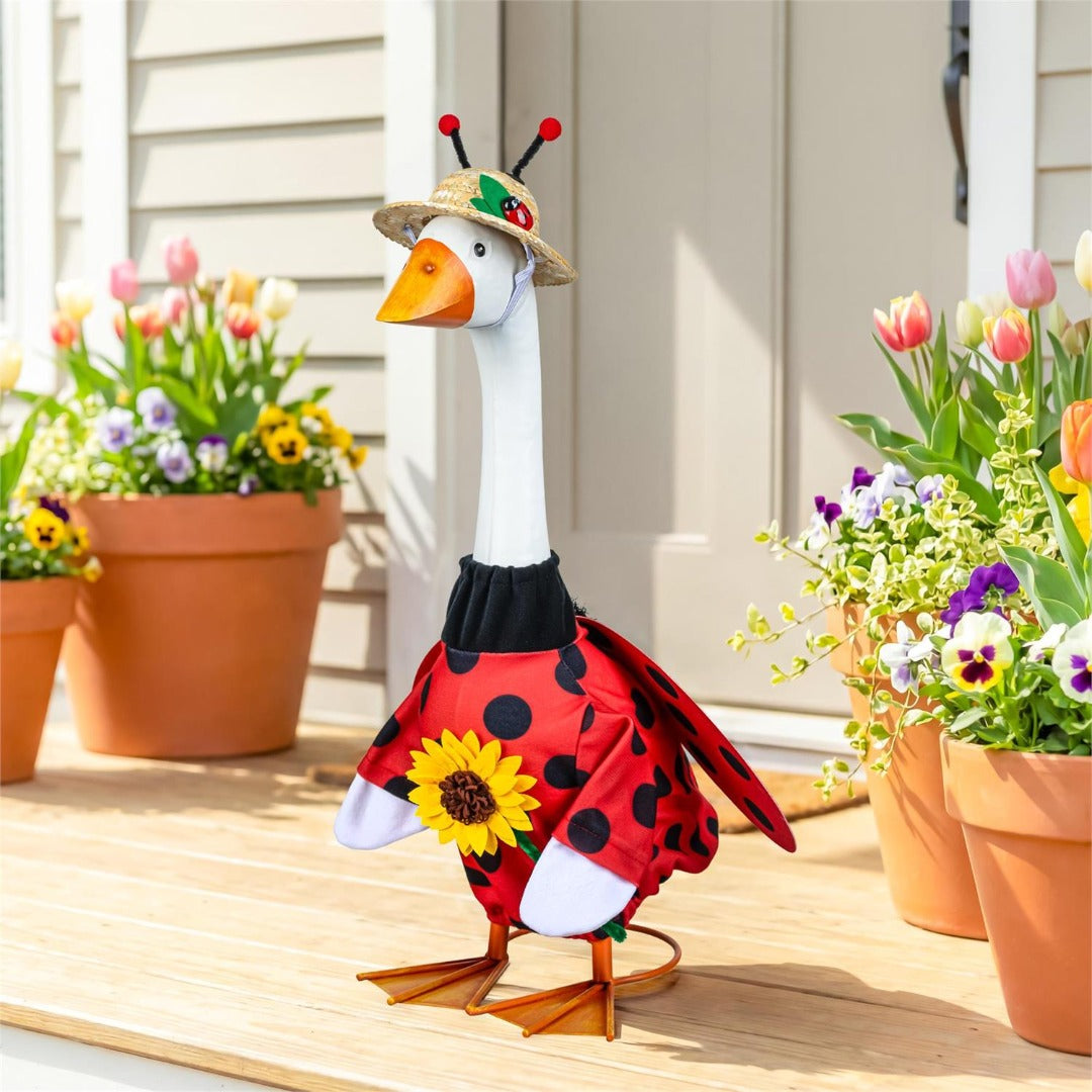 Ladybug Porch Goose Outfit Cloths heartlandflags