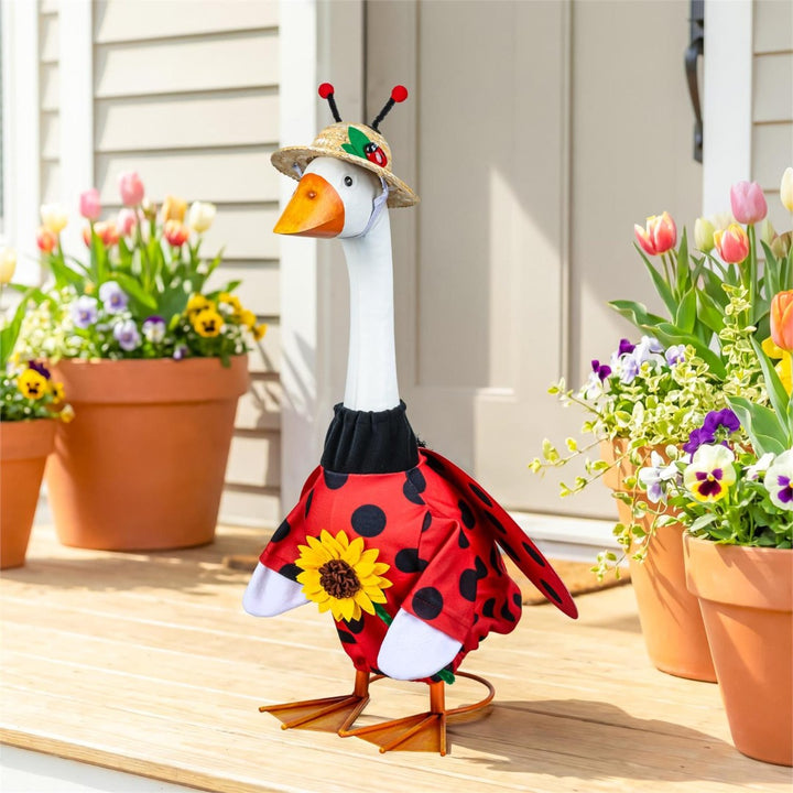 Ladybug Porch Goose Outfit Cloths heartlandflags