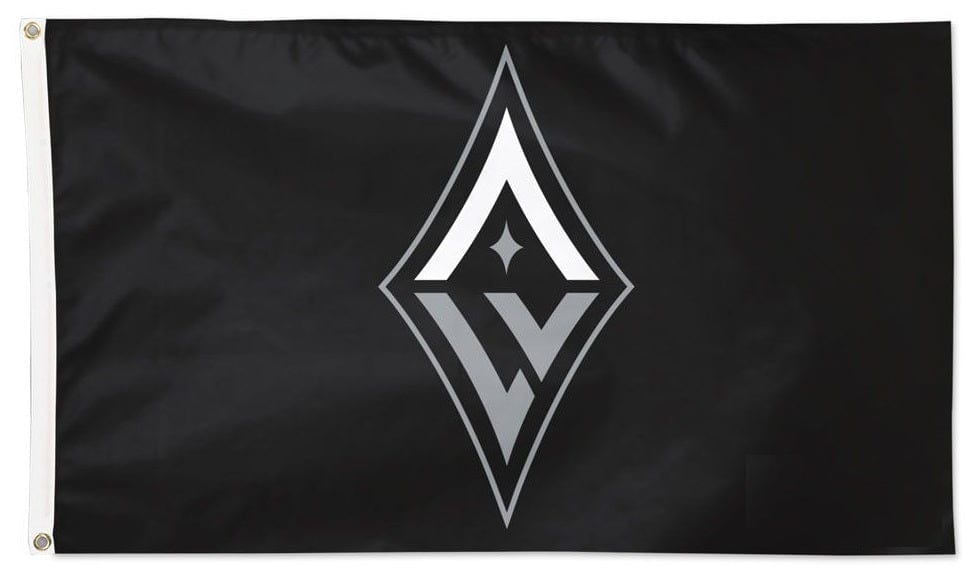 Las Vegas Aces Flag 3x5 Black 2 Sided New Logo heartlandflags