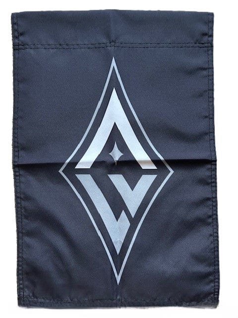 Las Vegas Aces Garden Flag 2 Sided Black heartlandflags