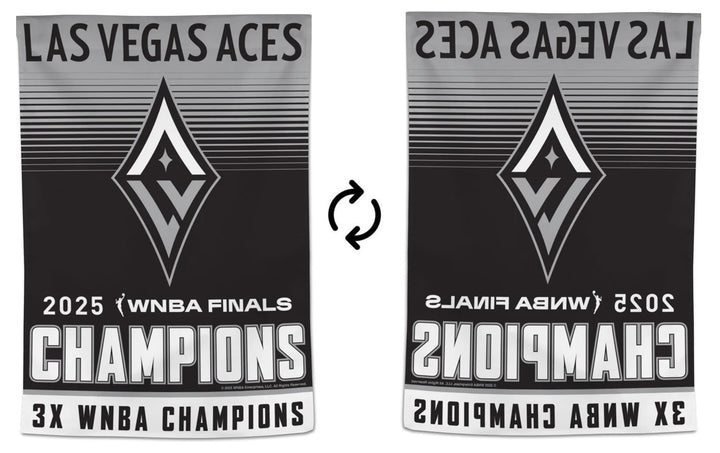 Las Vegas Aces House Flag – 2025 Champions Vertical Banner heartlandflags