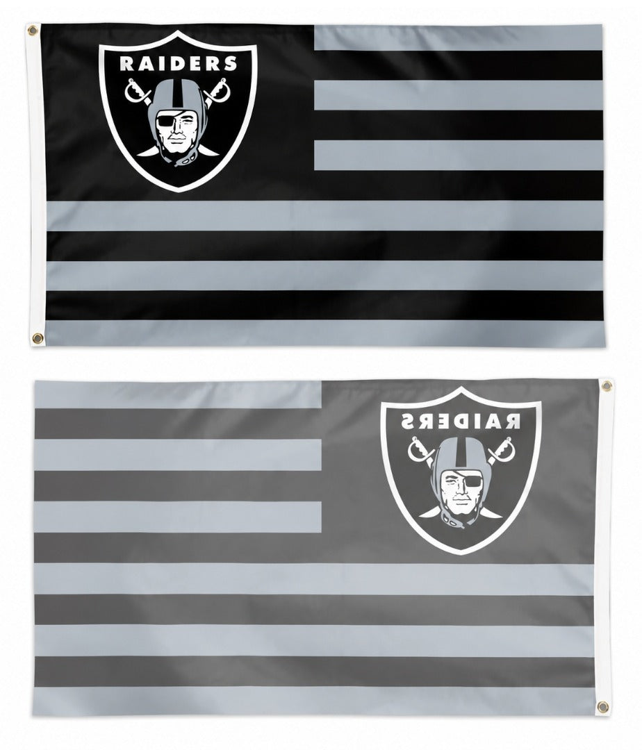 Las Vegas Raiders Americana 3x5 Flag heartlandflags