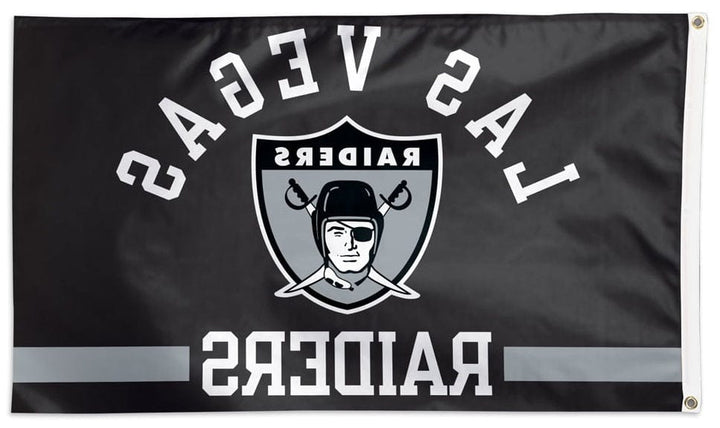 Las Vegas Raiders Flag 3x5 Classic Logo heartlandflags