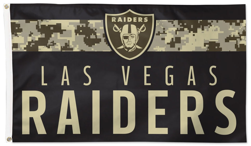 Las Vegas Raiders Flag 3x5 Digi Camo heartlandflags