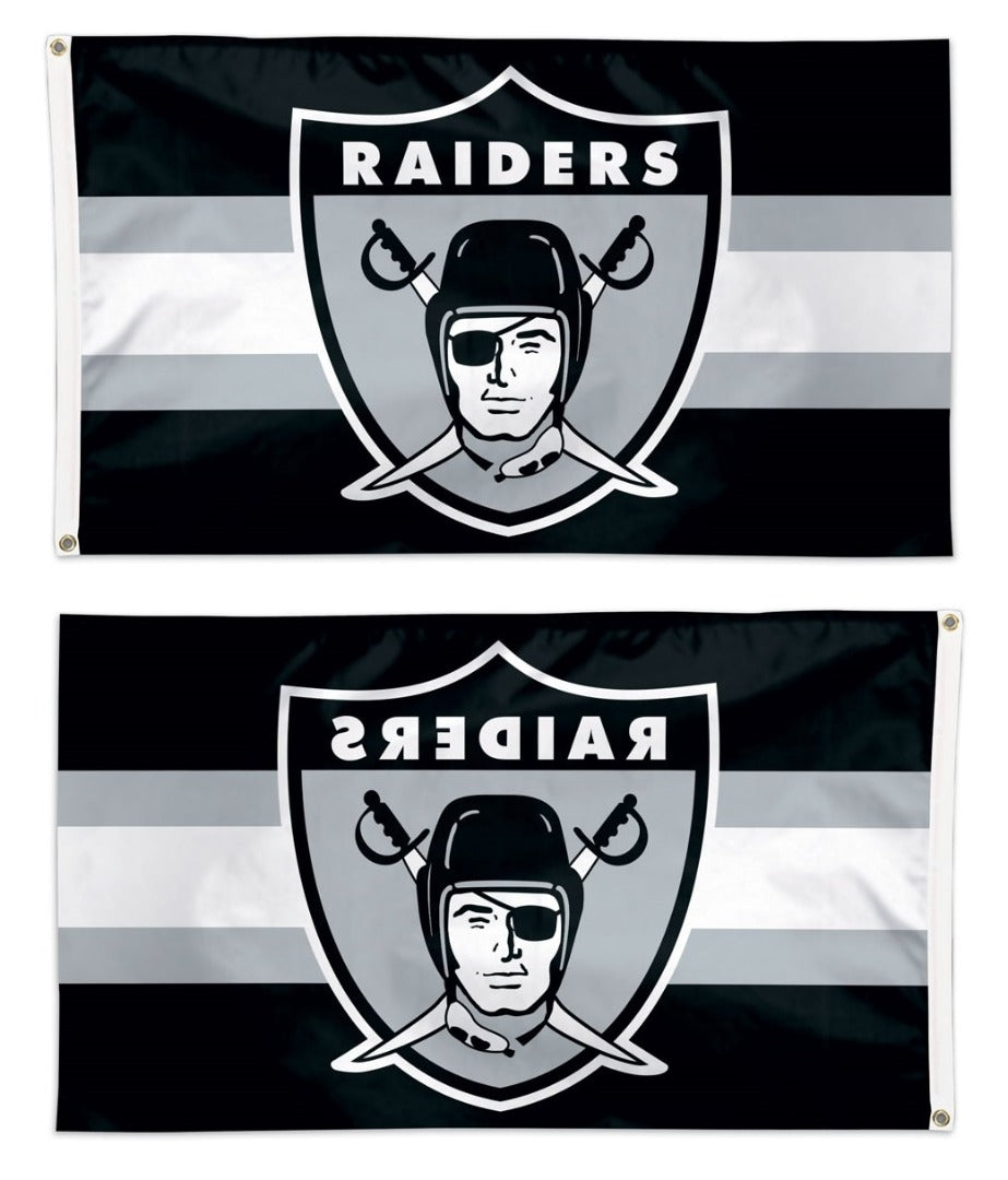 Las Vegas Raiders Flag 3x5 Retro Logo