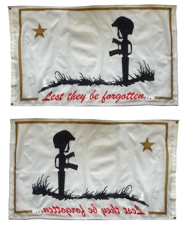Lest They Be Forgotten Flag 3x5 Flag For The Fallen heartlandflags