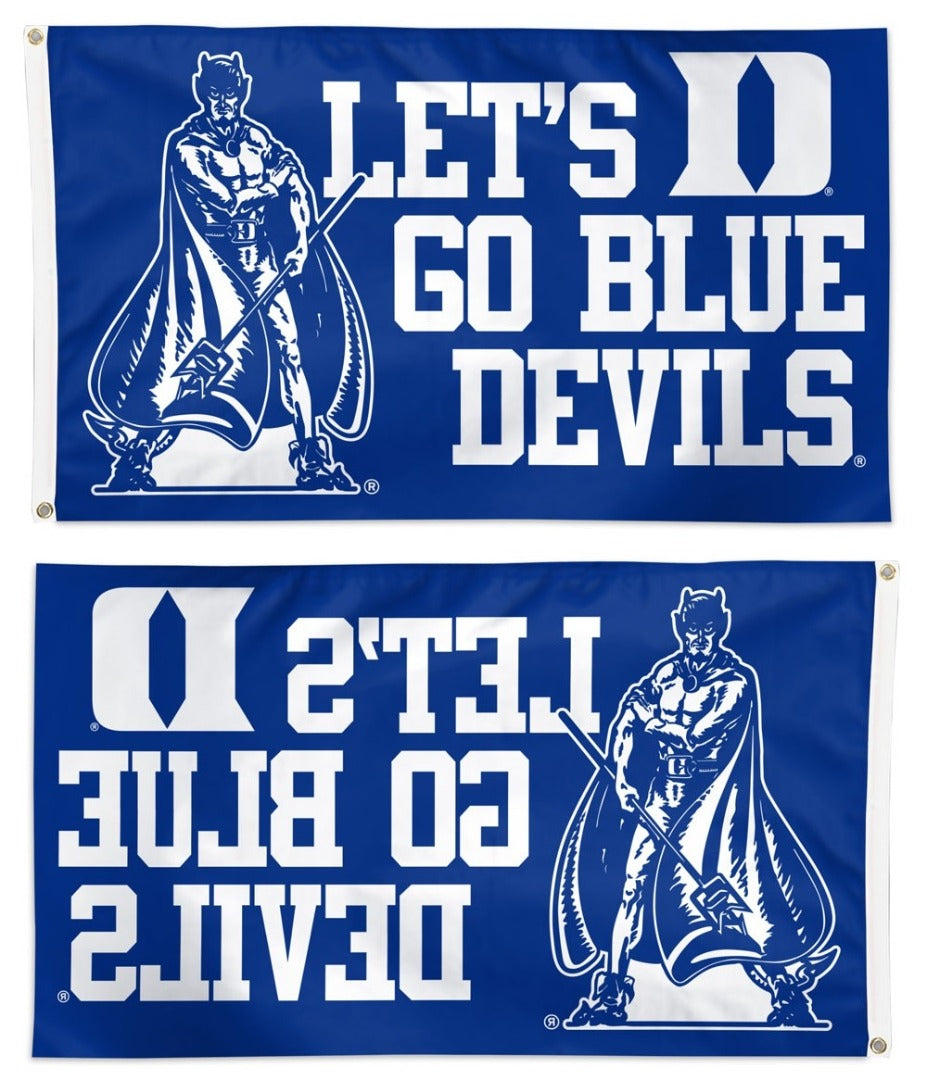 Let's Go Blue Devils Flag 3x5 Duke heartlandflags