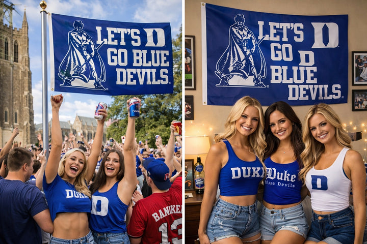 Let's Go Blue Devils Flag 3x5 Duke heartlandflags